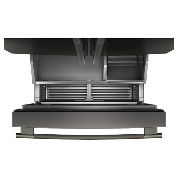 Kitchenaid® Réfrigérateur à portes françaises et profondeur de comptoir avec distributeur intérieur - 24 pi cu et 26 po KRFC236SBE