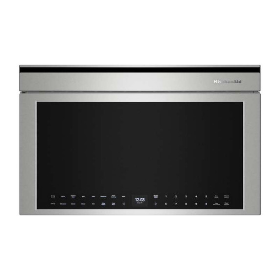 Four à micro-ondes encastré multifonctions avec mode de friture à air KitchenAid® YKMBT730SPS