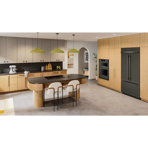 Kitchenaid® Réfrigérateur encastré à congélateur inférieur avec intérieur platine- 36 po - 20.8 pi cu KBFN536SBE