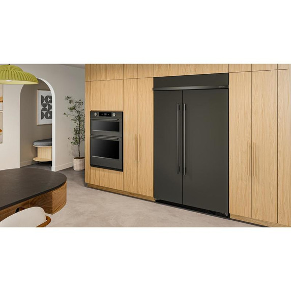 Kitchenaid® Réfrigérateur côte à côte encastré avec intérieur platine - 48 po - 30 pi cu KBSN748SBE