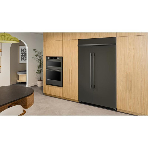 Kitchenaid® Réfrigérateur côte à côte encastré avec intérieur platine - 48 po - 30 pi cu KBSN748SBE