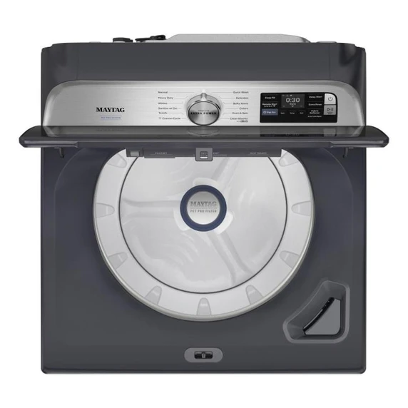 Maytag® Laveuse à chargement vertical Animal Pet Pro avec agitateur, option Extra Power et cycle d’assainissement avec Oxi - 6 pi cu MTW7205RF
