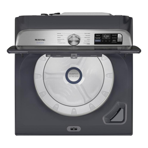 Maytag® Laveuse à chargement vertical Animal Pet Pro avec agitateur, option Extra Power et cycle d’assainissement avec Oxi - 6 pi cu MTW7205RF