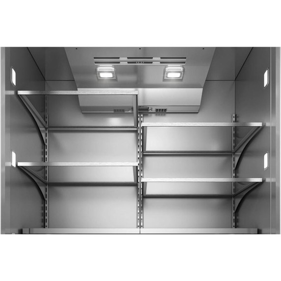 Kitchenaid® Réfrigérateur à portes françaises et congélateur inférieur avec intérieur platine - 42 po - 24.2 pi cu KBFN542SPS