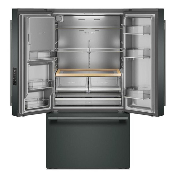 Kitchenaid® Réfrigérateur à portes françaises avec distributeur d’eau et de glaçons extérieur - 30 pi cu KRFF436SJP