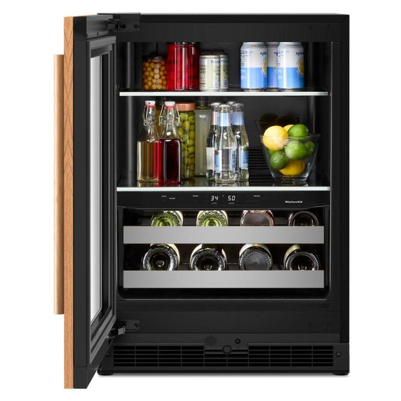 Kitchenaid® Centre de rafraîchissements prêt à accueillir le panneau de recouvrement - 24 po KUBL524SPA