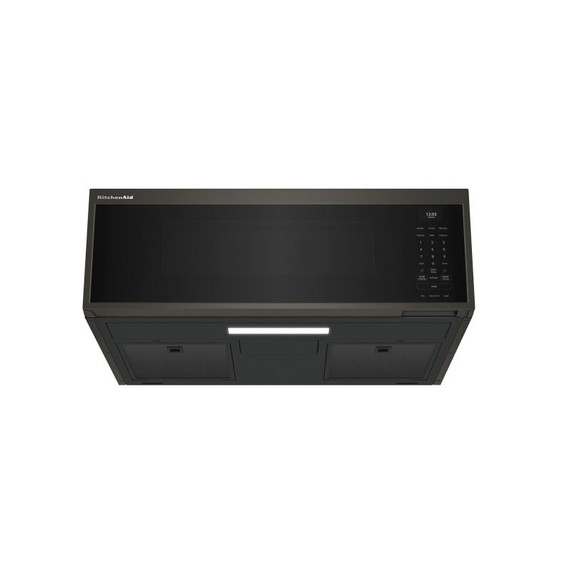 Kitchenaid® Four à micro-ondes à hotte intégrée à profil bas intelligent avec ventilateur double YKMML550RBE Kitchenaid® Four à micro-ondes à hotte intégrée à profil bas intelligent avec ventilateur double YKMML550RBE