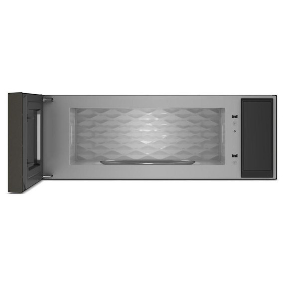 Kitchenaid® Four à micro-ondes à hotte intégrée à profil bas intelligent avec ventilateur double YKMML550RBE