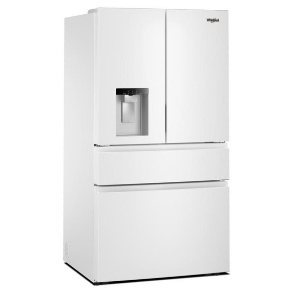 Réfrigérateur à portes françaises Whirlpool® et capacité familiale et tiroir à températures flexibles de 29 pi cu WRMF3536SW