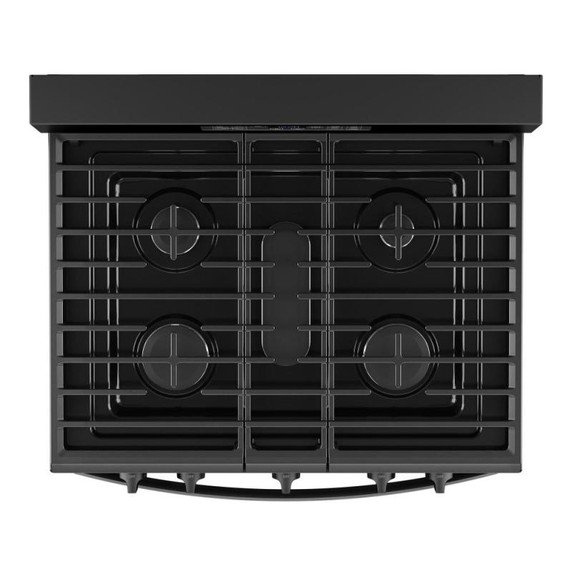 Whirlpool® Cuisinière au gaz avec technologie de cuisson à air et nettoyage à la vapeur- 30 po WFGS4530SB