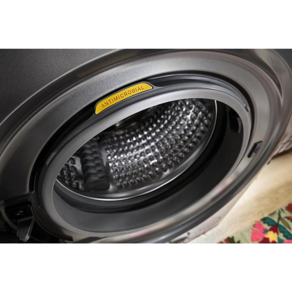 Whirlpool® Tour de lavage compacte certifiée ENERGY STAR® à pompe de chaleur de 24 po avec laveuse de 3,2 pi cu C.E.I. et sécheuse électrique de 4,3 pi cu YWFH5424SJ