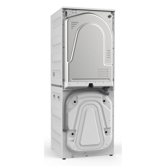 Whirlpool® Tour de lavage compacte certifiée ENERGY STAR® à pompe de chaleur de 24 po avec laveuse de 3,2 pi cu C.E.I. et sécheuse électrique de 4,3 pi cu YWFH5424SJ