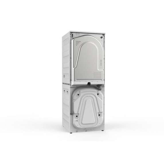 Whirlpool® Tour de lavage compacte certifiée ENERGY STAR® à pompe de chaleur de 24 po avec laveuse de 3,2 pi cu C.E.I. et sécheuse électrique de 4,3 pi cu YWFH5424SW