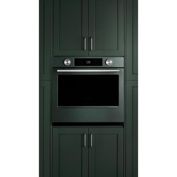 Kitchenaid® Four mural simple électrique intelligent de 30 pouces avec modes de cuisson assistée -Genévrier KOES730SJP