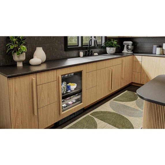 Kitchenaid® Centre de rafraîchissements prêt à accueillir le panneau de recouvrement - 24 po KUBR524SPA