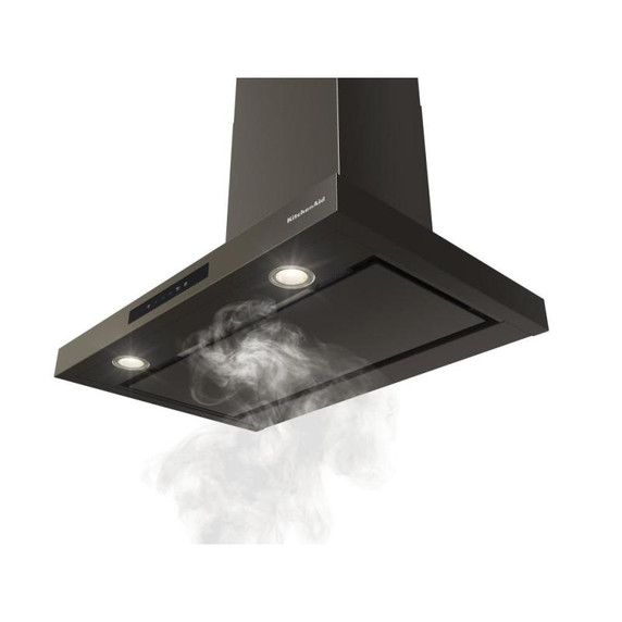 Hotte aspirante murale KitchenAid® de 30 pouces à 4 vitesses KVWC730SBE