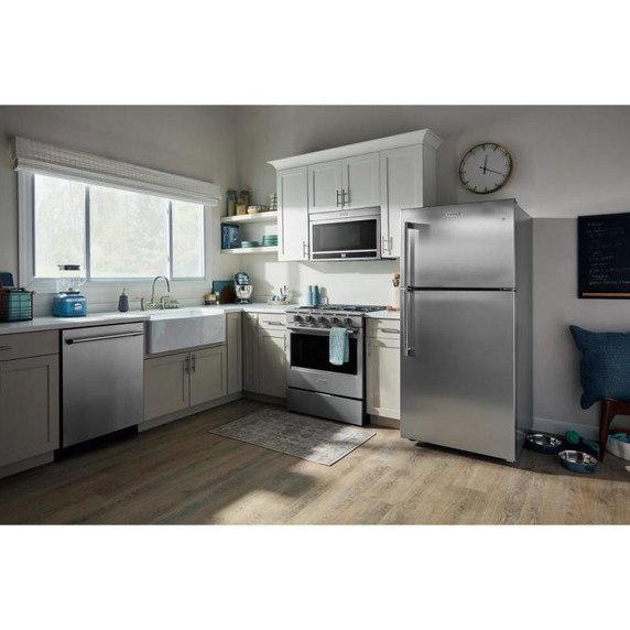 Maytag® Réfrigérateur à congélateur supérieur avec mode Garage - 19 pi cu - 30 po MRTX5119SZ