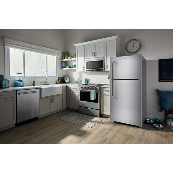 Maytag® Réfrigérateur à congélateur supérieur avec mode Garage - 19 pi cu - 30 po MRTX5119SZ