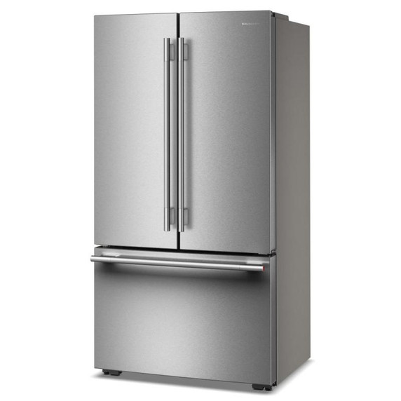 Kitchenaid® Réfrigérateur à portes françaises à profondeur de comptoir et distributeur d’eau interne KRFC336SPS
