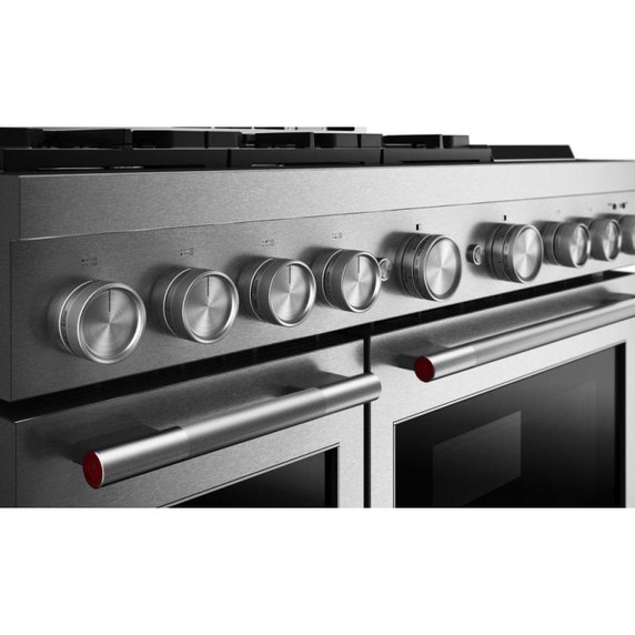 Table de cuisson commerciale au gaz à 6 brûleurs avec plaque chauffante  KitchenAid® de 48 po KFGD948SSS