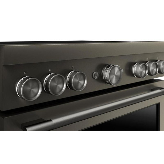 Cuisinière à induction non encastrée de style commercial à 6 éléments avec friture à air KitchenAid® de 36 po KFIS936SBE
