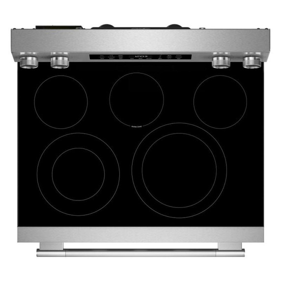 Kitchenaid® Cuisinière électrique coulissante intelligente avec modes de cuisson à convection - 5,3 pi cu YKFES330TPS