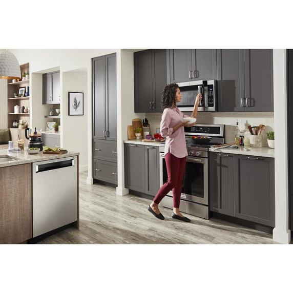 Kitchenaid® Cuisinière de 30 po à induction, commandes frontales et 4 éléments KSIB900ESS