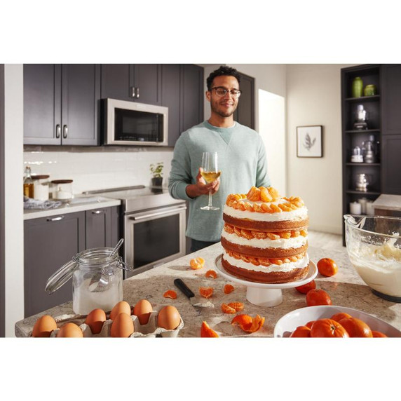 Kitchenaid® Cuisinière de 30 po à induction, commandes frontales et 4 éléments KSIB900ESS