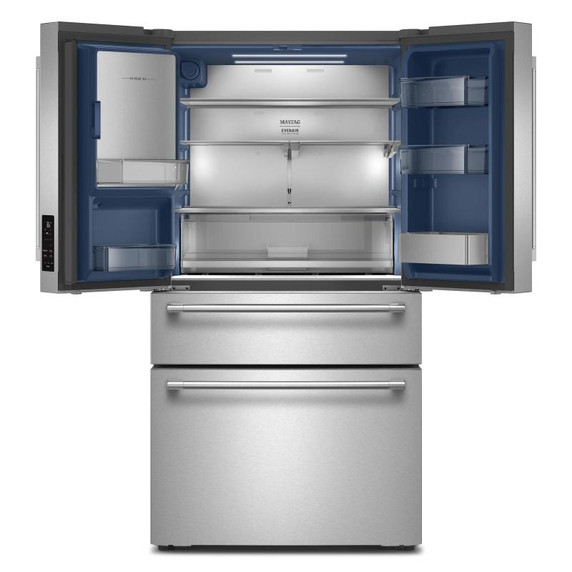 Réfrigérateur Maytag® à portes françaises et congélateur inférieur de très grande capacité avec machine à glaçons dans la porte In-Door-Ice® - 29 pi cu MRMF5436TZ