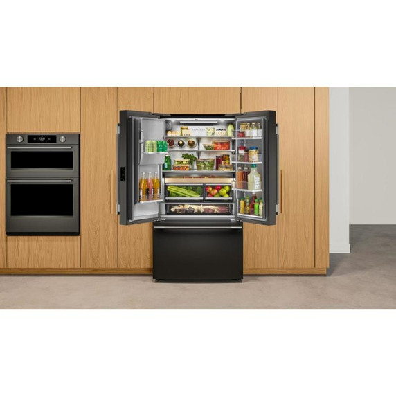 Kitchenaid® Réfrigérateur à portes françaises à profondeur standard avec remplissage intelligent KRFC536SPS