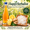 Ginger Beer Starter buy happyHerbalist.com set 1997 Guaranteed Results 
