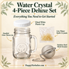 HappyHerbalist 4 piece Water Kefir starter easy to use over and over again. buy happyHerbalist.com set 1997 Guaranteed Results 