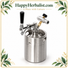 Kombucha Traveling Mini Keg. Great To Go or at home. Fits easily in refrigerator with just the right carbonation for you. HappyHerbalist offers choices. Kombucha Pressurized Growler. great Mini Keg. at Home or away. Best affordable mini keg dispenser. Special made for Soda Probiotics that want more carbonation. More choices at HappyHerbalist.com