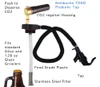 We added a Food Grade Stainless Steel Filter to our Growler Tap. Helps prevent raw live probiotics and medicinal herbs, teas and spices from clogging. Easily carbonates your favorite Probiotic. Kombucha, Water Kefir, Jun, or Ginger Beer stays at the carbonation level you crave.   Keep in the fridge, or take along to the beach, party or game. Great for Tailgating or farmers market. 