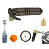 CO2 Injector for carbonating bottled water and juices. Basketballs, soccer balls, playbills, tires, and forcing beer out of kegs, so you don't need to carry heavy CO2 tanks around. 