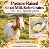 Live Milk Goat Kefir Grains that Grow and Multiply and transform store bought milk into real Food. Real Functional Food. Guaranteed Satisfaction  at HappyHerbalist.com. 