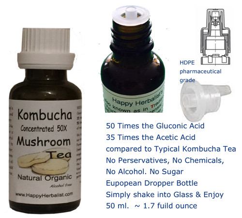 Kombucha Extract Alcohol Free, Sugar Free, No Chemicals added. Just pure kombucha. 