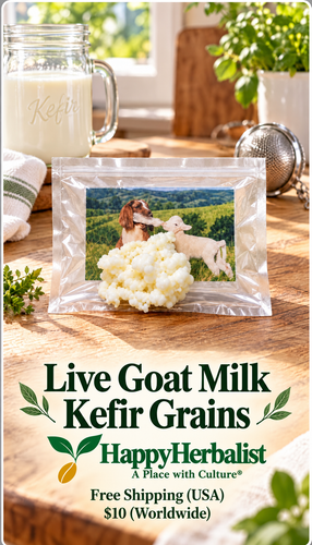 HappyHerbalist Kefir recommended by Dr Berg after he purchased our Kefir Grains. Here's a link to his video https://www.youtube.com/watch?v=pM3stM3uI00 