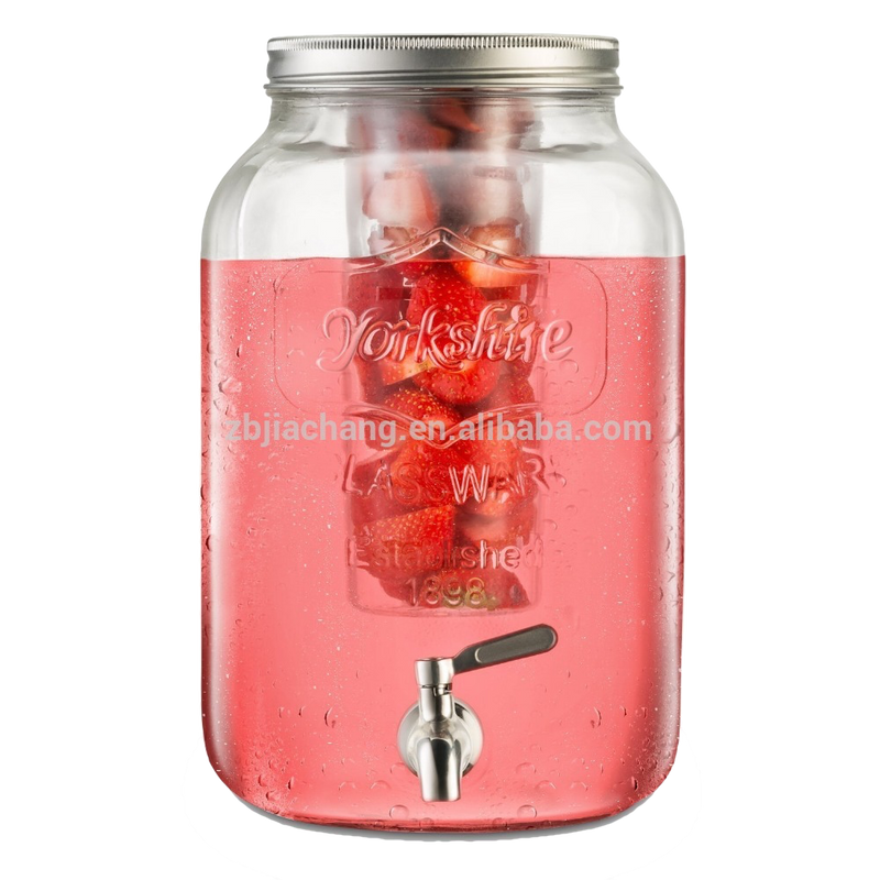 Kombucha Jars Pack of 2 (1 Gallon Glass Jars with BPA-Free Lids