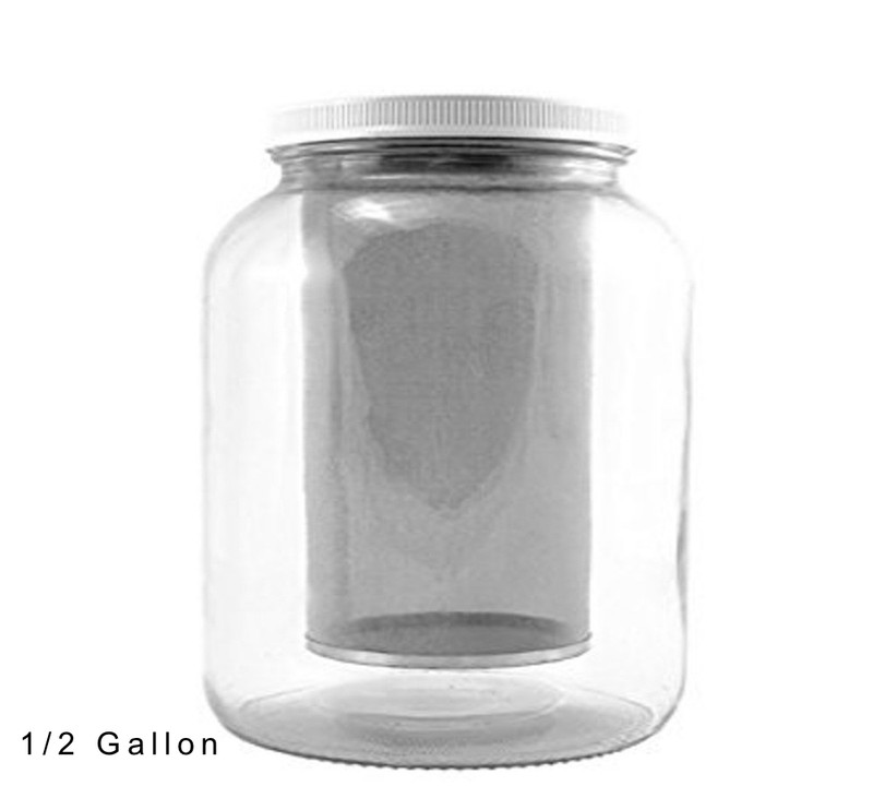 REPLACMENT FILTER ONLY - Cold Brew Filter for 1 Gallon Mason Jars,  Stainless-Steel Ultra Fine Mesh, Reusable Replacement Brewing Accessory,  Supports