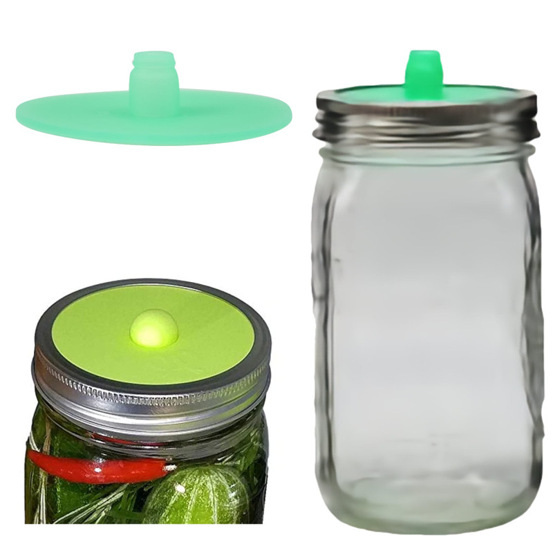 Glass Jar Wide Mouth Large Lids Fermentation Kit Fermenting Water Seal  Airlock