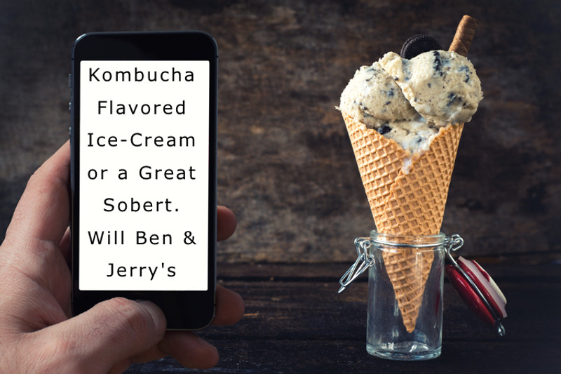 Kombucha Inspired Ice-Cream