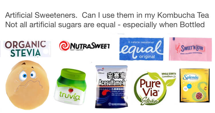 Artificial Sweeteners. Can I use them in my Kombucha