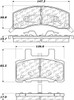 C-TEK Ceramic Brake Pads with Shims (CBP103.14450)