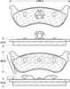 C-TEK Ceramic Brake Pads with Shims (CBP103.14450)