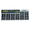 JOES Switch Panel Labels (JOE17501)