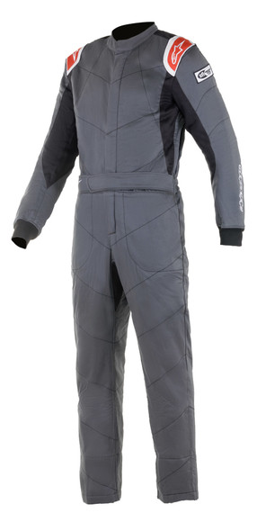 Suit Knoxville V2 Grey / Red 2X-Small (ALP3355921-143-44)