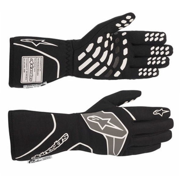 Glove Tech-1 Race V3 Black / Gray Medium (ALP3551023-1169-M)