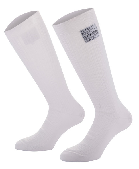 Socks Race V4 White Medium (ALP4704021-20-M)
