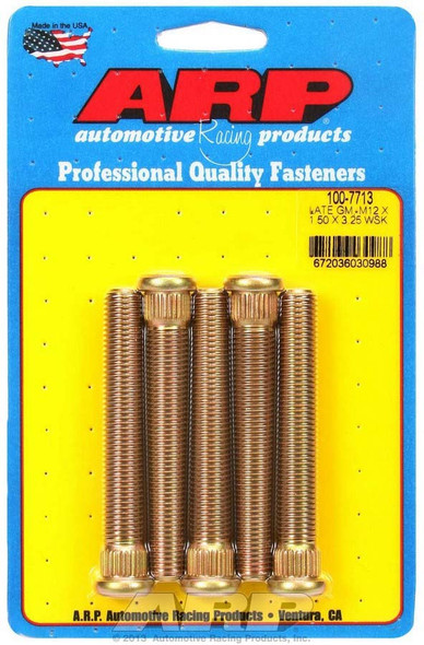 Wheel Stud Kit - M12x1.5 3.250/.509 Knurl (ARP100-7713)